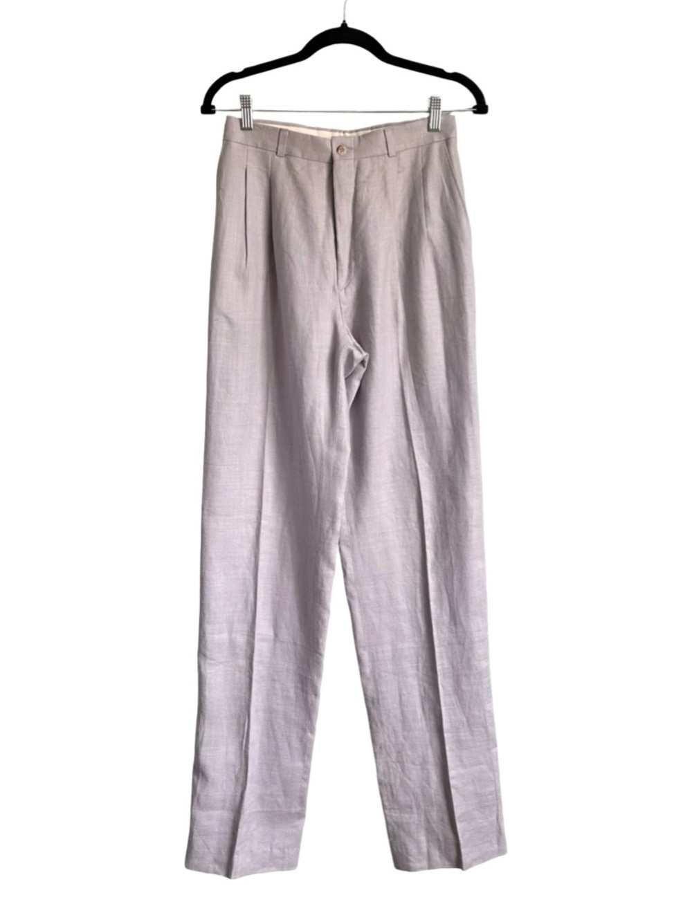 NWT Vintage Original J. Crew Outfitters‎ Gray Linen High Waist Tapered Trousers